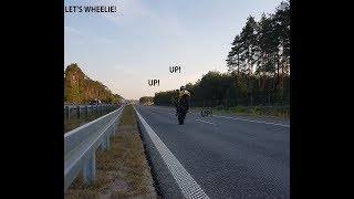 Clutch up wheelie practice  Suzuki GSXR 1000 K4 [upl. by Hedelman]