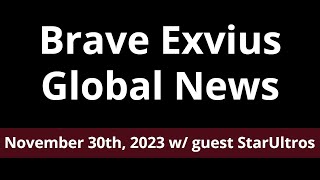 Global News November 30th 2023 w guest StarUltros [upl. by Aranahs]