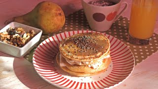 Pancake al formaggio e Cioccolata Calda  Colazione da Re  La Cucina di Lena [upl. by Ahsaei600]