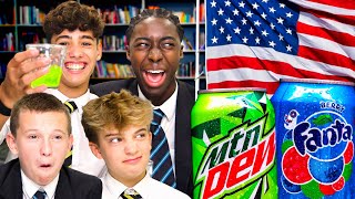 British Highschoolers try American Soft Drinks for the first time [upl. by Nytsrik]