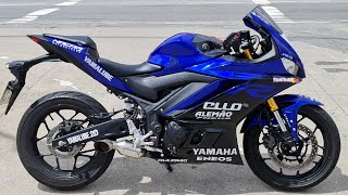 Rodolfinho da Z Testando Yamaha YZF R3 ABS 2020 [upl. by Nebeur]