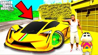 If Franklin Touch ANYTHING Turns To GOLD in GTA 5  SHINCHAN and CHOP [upl. by Swen]