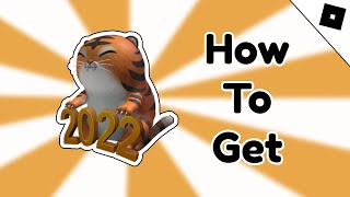 FREE ITEM How To Get The New Year Tiger  Roblox [upl. by Hope]