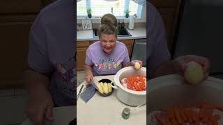 3 Ingredient Crockpot Roast Cooking with Lazy K Part 1 [upl. by Eirrot]