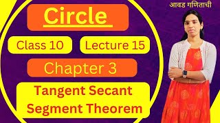 Tangent Secant Segment Theorem  Circle  Class 10 [upl. by Hanahsuar]