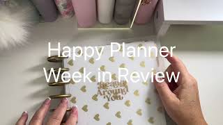 Happy Planner  Week in Review  2025 Planning Pages [upl. by Leonelle]