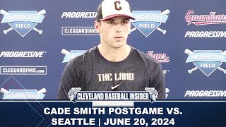 Cade Smith Discusses Guardians Bullpen Rookie Season [upl. by Simpkins]