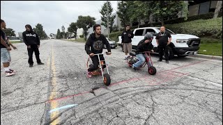 Compton California mini bike drag racing 1320 [upl. by Adner]