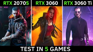 RTX 2070 SUPER vs RTX 3060 vs RTX 3060 Ti  1440p [upl. by Nohtahoj577]