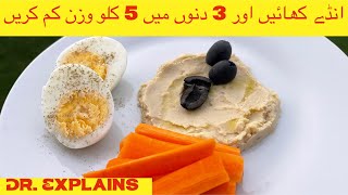 DOCTOR Explains Lose Weight In 3 Days With an Easy Egg Diet  Life in Pardes [upl. by Eilrak]