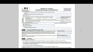 How To Prepare A W9 Tax Form [upl. by Verada]