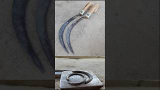 How to make sickle from traveling youtubeshorts viralvideo shortvideo [upl. by Sukramal]