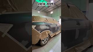 Creta 2023 paint 😈🔥automotivework creta2023 hyundaicreta trandingshorts shotsviral shorts [upl. by Bibbie]