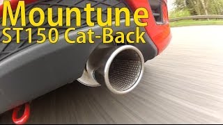 Fiesta ST 150 Mountune Catback Exhaust [upl. by Rida]