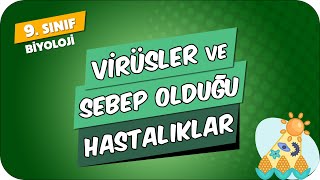 Virüsler ve Sebep Olduğu Hastalıklar  9Sınıf Biyoloji 2024 [upl. by Culhert]