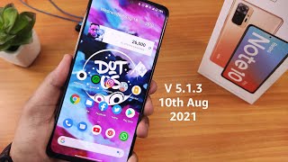 DotOS V513 On Redmi Note 10 Pro 10082021 Build [upl. by Jackqueline]