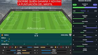 Mallorca vs Athleticlive broadcast 🔴 with detailed visual and text effects 2024 [upl. by Swec]