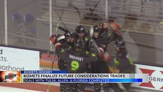 Komets finalize future consideration trades for 202324 season [upl. by Suolkcin297]