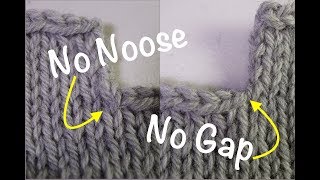 How to Tighten the Last Stitch of Your Bind Off Edge  Knitting Tip for Better Finishing [upl. by Eylk]