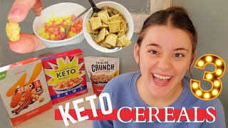 BEST KETO CEREAL 3 Keto Breakfast Cereals Tasted amp Reviewed [upl. by Yelsel]