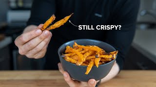 Why its almost impossible to make Crispy Sweet Potato Fries in the oven [upl. by Aroon117]