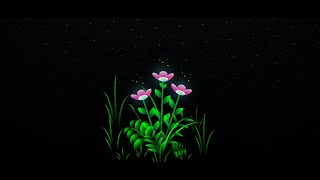 Dynamic Glowing plants with html Css and JavaScript [upl. by Ariaec]