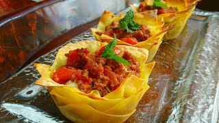 Easy Lasagna recipe  mini Lasagna cupcakes  How to make Lasagna cupakes [upl. by Kristoffer]