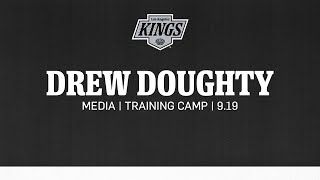 Defenseman Drew Doughty  0919 LA Kings Training Camp Media Availability [upl. by Kenley]