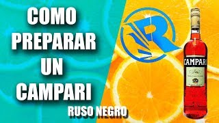 Como preparar un Campari con jugo de naranja Cocteleria Episodio 3 [upl. by Aisatsanna788]