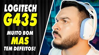 HEADSET LOGITECH G435 SEM FIO │ UNBOXING │ TESTE DE MICROFONE amp ÁUDIO │ ANÁLISE  por Augusto Rock [upl. by Haleigh]