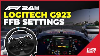 F1 24 Best Logitech G923 Wheel Settings Xbox PS5 PC  Much Better FFB  Logitech Not Working Fix [upl. by Kimberlee]