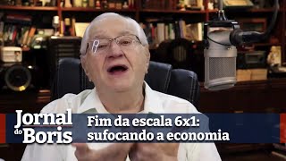 Fim da escala 6x1 sufocando a economia  Boris Casoy  14112024 [upl. by Margherita891]