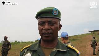 Bunia  fin de la formation des militaires FARDC par la MONUSCO [upl. by Nava]