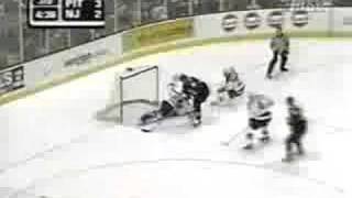 200001 Brodeur Save on Mario Lemieux [upl. by Secundas61]