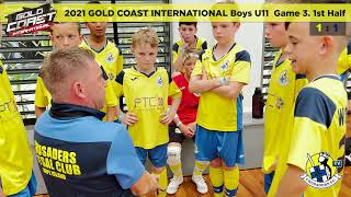 2021 GCI Boys U11 GAME 3  Crusaders Team 2 v Toowoomba Force [upl. by Mishaan]