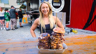 I Have To Eat 21 Burger Patties To Beat This Swedish Burger Eating Record [upl. by Carey]