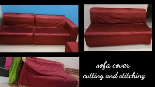 K Kaur sofa cover cutting and stitching at homesofa cover [upl. by Ahseit]