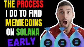 HOW TO FIND MEMECOINS ON SOLANA EARLY 🚀 [upl. by Acul]