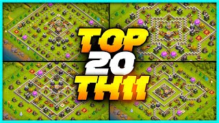 New Best Th11 base link WarFarming Base Top20 With Link in Clash of Clans  best th 11 defense [upl. by Thevenot996]