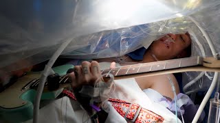 Awake Patient Plays Guitar During Brain Tumor Surgery With Dr Ricardo Komotar [upl. by Nylemaj]