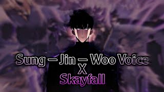 quotSkyfall x Sung JinWoo The Ultimate Solo Leveling AMVquot [upl. by Senskell124]