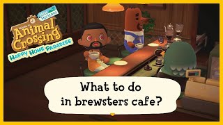 What Can You Do at Brewsters Cafe THE ROOST  Animal Crossing New Horizons Guide [upl. by Zetana168]