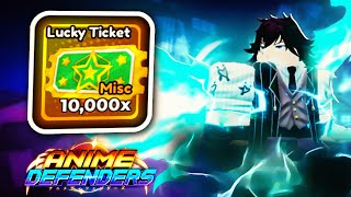 1000 MORE LUCKY SUMMONS ON ANIME DEFENDERS whole lotta yapping [upl. by Kee]