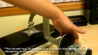 Ergotron NeoFlex Desk Arm Mount  Unboxing and Installation [upl. by Newbill50]