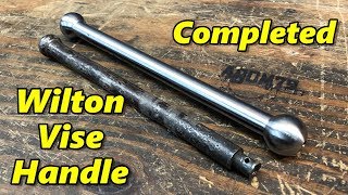 Machining a Forged Wilton Vise Handle Part 2 [upl. by Rahcir]