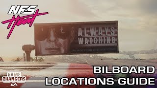 Need for Speed Heat  All 85 Bilboard Locations Guide [upl. by Ahsyak241]