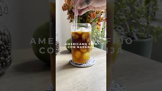 Americano Frío con Naranja 🍊Una Combinación Refrescante y Única orange coffee [upl. by Lawford]