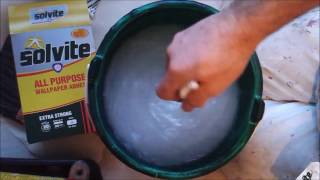 Solvite Wallpaper Paste Extra Strong Quick To Mix [upl. by Amaty992]