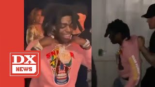 Kodak Black Rushed To Safety By Quick Thinking Bodyguard After Red Laser Spotted On His Chest [upl. by Eilrac]