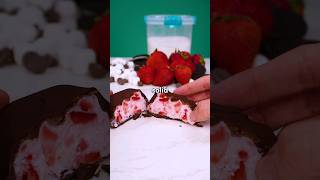 You HAVE to try these chocolate covered fruit yogurt bites summervibes [upl. by Ymarej]